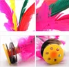 2022 new Fun Kids Exercise Kick Shuttlecock Chinese Jianzi Colorful Feather Foot Sports Outdoor Toy Game teen entertained fast ship