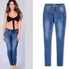 Tendenze Jeans skinny Donna Vita bassa Stretchable Ladies Denim Pantaloni estivi Plus Size 3XL Streetwear Abbigliamento donna Primavera 210625