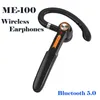 Öronkrok Trådlös hörlurar Single Ears Business Rotating Universal Bluetooth 5.0 Headphone True Stereo Sports Headset Me 100