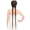 30inch Japonmade tresses légères perruque Long 100 à main tressée en dentelle suisse jumeau néerlandais perruques tressées blondes avec cheveux pour bébé FO701039637