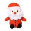 30cm Christmas toy decoration Santa Claus snowman plush stuffed toys high quality Xmas gift kids doll