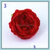 25Pcs Diy Artificial Flowers Silk Peony Flower Heads Wedding Party Decoration Supplies Fake Head Home Decorations Drop Delivery 2021 Decorat