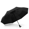Nieuwe Volautomatische Business Paraplu Drie Vouwen Mannelijke Vrouwelijke Parasol Parasols Regen Dames Winddichte Mannen