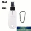 5/10 stks navulbare haak fles draagbare alcohol spuitfles lege hand sanitizer lege dispenser transparante opslag case1 fabriek prijs expert ontwerpkwaliteit