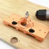 Profesjonalne zestawy narzędzi ręcznych Ukrytych 35 mm kubek Zawias Jig Boring Hole Wiersz Przewodnik Forstner Bit Wood Cutter Woodwo8789844