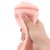 Bocca anale realistica della bocca della tazza della masturbazione maschile Giocattoli erotici dell'ano del sesso per gli uomini Prodotti adulti falsi della vagina artificiale K9184825602