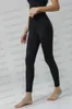 2021 LU Align Yoga Outfit Women أحدث جودة الجيوب المصممة على الوجهين من الجيب.