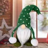 Kerst GNOME POP Ornamenten staande pluche poppen vakantie decoraties 5 stks HH21-812