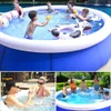 Spashg Outdoor Paddling Pool Yard Garden Familj Kids Spela Stora Vuxna Spädbarn Uppblåsbara Swimmingpool Barn Ocean Plus Party