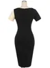 Jocoo Jolee Women Business Pencil Dress Casual Work Office Sexig Bodycon Evening Party Plus Storlek S-5XL 210518