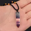 7 Chakra Energy Orgonite Rainbow Natural Stone Pendent 요가 명상 목걸이 여성을위한 수지 보석