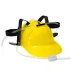 Party Supplies Drink Holder Drinking Straws Plastic Hand free Beer Hat Lazy Helmet Accessories Gifts ZWL475-1