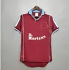 91 92 95 97 Yüzüncü Yıl Retro yılları Cole DI CANIO Lampard Dicks 1999 00 forma camiseta 100 inci Retro 99 00 Home Ham Retro futbol forması