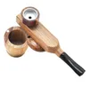 Pipa in legno massiccio Tabacco Filtro a base di erbe Sigaretta a mano Coccinella pieghevole Tubi Porta lattine Accessori per utensili da fumo staccabili 2 Stili