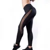 Kvinnor flickor leggings sexiga mesh byxor push up fitness gym springande legging sömlös träning femme hög midja mujer 5 färger 2021