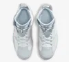 2022 Release Authentic 6 WMNS Mint Foam Skor Vita Pure Platinum Herr Dam Outdoor Sports Sneakers DQ4914-103 Med Originalkartong