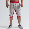 Шорты бега мужские спортзал хлопок пробегают на открытом воздухе спортивные спортивные спортивные спортивные штаны мужские тренировки короткие штаны
