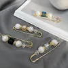 Fashion Imitation Pearls Brooch Tightening Waistband Pins Classic Beaded Brooches Clothing Decor Accessories