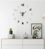 Väggklockor 27 '' DIY 3D Akrylklistermärken 2021 Ankomster Quartz Clock Needles Modern Style Home Decor Relogio de Parede