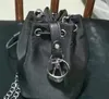 Luxury Children Metal Chain Purse Devigner Girls Black Nylon Backet Sac Kids LINE-UP ONE BACS Mini portefeuille A7730