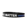 Armreif 2021 MODE! Style Lives Matter-Armbänder, schwarze dünne blaue Linie, Silikonkautschuk-Armbänder im Großhandel