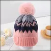 Beanie/Skl Caps Hüte Hüte, Schals Handschuhe Fashion Aessories Damen Winter Strickmütze Warm Gefüttert Weiche Damen Ski Cap Llf11289 Drop D