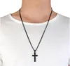 Edelstahl Kreuz Anhänger Halsketten Männer Religion Glaube Kruzifix Charme Titan Stahl Kette Für Frauen Mode Schmuck Geschenk Großhandel