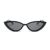 Vintage Black Cat Eye Sunglasses Dames Mode Merk Designer Spiegel Kleine Frame Cateye Zonnebril voor vrouwelijke tinten UV400