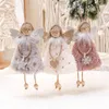 Ange de Noël Ornements Belle Anges Fille Poupée En Peluche Enfants Cadeau De Noël Décoration D'arbre Pour Le Nouvel An