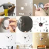 Grote Wall Clock 3D Spiegel Sticker Unieke Groot Nummer Horloge DIY Decor Art Sticker Decal Home