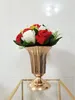 10 sets Wedding Birthday Decoration Iron Plinths Road Lead Flower Vase Bouquet Holder Metal Rack Bar Restaurant Table Home Living Room Light Luxury Ornaments