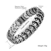 Escalus Vintage Antique Silver Color Bracciale magnetico per uomo Wristband 26pcs Magneti Charm Braccialetti salute Gioielli regalo 210812