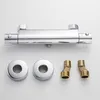 Thermostat Duscharmatur Bad Dusche Wasserhahn Regelventil Wand Mischbatterie Temperatur Twin Outlet Badezimmer Sets2923880