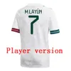 Meksyk Soccer Jersey Player Version Home Black Purpal Copa America 21 22 Chicharito A. Guardado H. Lozano Herrera Dos Santos 20212022 Koszulka piłkarska Zestaw Mundur