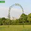 Kraflo من الحديد المطاوع أقواس حديقة الفناء مصنع تسلق Clematis Grape Rose Vine Frame