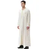 Homens Islâmicos Muçulmanos Kaftan Vintage Manga Longa Gola Impressa Robes Caftan 2020 Dubai Abaya Árabe Masculino Jubba Thobe INCERUN2520