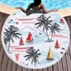 newbeach handdoeken tropisch gedrukt grote outdoor camping picknick microfiber ronde stof badhanddoek voor woonkamer home decoratieve EWE5730