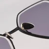 Lunettes de Soleil Métal Papillon Femme Avec Perles Chaîne Verres Découpés