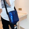 بو الجلود جيلي اللون الرياضة الكتف أكياس crossbody للرجال النساء الرجال عارضة الخصر حقيبة 6 ألوان 19 * 8 * 25 سنتيمتر