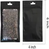 100pcs/lot Resealable Bags Self Sealing Storage Bag with Window Smell Proof Packaging Foil Pouch for Coffee Jewelry