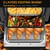 Air Fryer Toaster Oven - 5-In-1 Convection with Fry, Roast, Toast, Broil & Bake Function- Kitchen Appliances for Cooking Chicken, Steak &a51