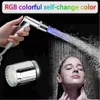 Robinet à LED Streamer Light 7 Couleur Éclairage intérieur Éclairage Douche Capteur de douche Salle de bain Température Cuisine Accessoires de cuisine