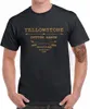 T-shirt dos homens Camisas de Yellowstone para Homens Dutton Train Station Excursões RIP gráfico dos t-shirt do vintage T-shirt de manga curta do pescoço redondo T-shirts