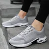 Fashion Men Women Cushion Running Shoes Breathable Designer Black Blue Grey Sneakers Trainers Sports Size 39-45 W-1713