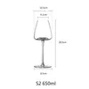 Artwork 500-600ml Collectie Niveau Handgemaakte Rode Wijnglas ultradunne Crystal Bourgondië Bordeaux Goblet Art Big Buik Tasting Cup 210326