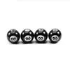 50pc/lot 10mm Round Black Billiard Acrylic Beads Spacer Charm Bead Fit For Bracelet Necklace Diy Jewelry Making
