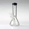 8 "narguilé verre rose fumer KT bong bécher tube clair petit tuyau d'eau bouche colorée prix de gros 14 mm joint femelle et bol