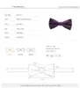 High Quality 2020 Arrivals Bow Ties for Men Designers Brand Noble Purple Vintage Wedding Bowties Luxury Butterfly Gift Box