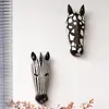 Vazen Amerikaanse muur opknoping decoratie persoonlijkheid thuis woonkamer creatieve hars zebra hoofd
