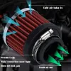 PQY Universal 15quot 38mm interface Motorfietscar Air Intake Filters Koud luchtfiltersysteem Turbo Vent Cartcase PQYAI4250435